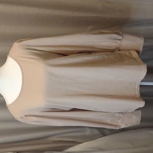 Dorose cotton balloon sleeves shirt